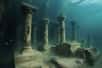 Les ruines d'une ancienne villa romaine refont surface au milieu d'un lac à cause d'un phénomène magmatique. © Gatherina, Adobe Stock